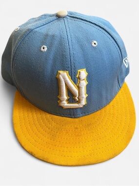 New Era Distressed New Jersey Hat Size 7 5/8